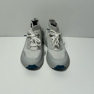 Vessi Cloudburst High-Top Sneaker Frost White Size W06 Brand New